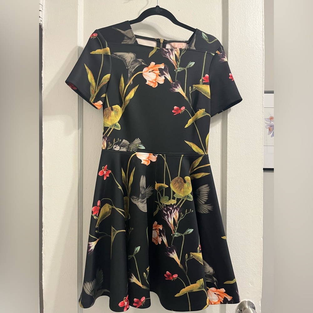 Floral Ted Baker fit and flare dress